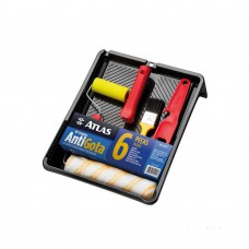 Kit Bandeja Para Pintura 6 Peças Preto Atlas