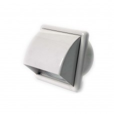 Defletor Auto Fechante 150mm Branco Wdb