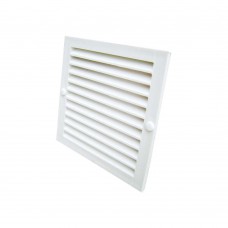 Grade De Ventilação 15x15cm Com Tela Branca Wdb