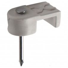 Abraçadeira De Nylon Para Fio Duplo 18x20mm Branca Fixtil