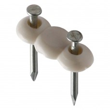 Grampo Para Fixar Fios Simples E Duplos Cinza Fixtil