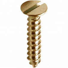 Parafuso Fenda Latão Madeira 3,8x20mm Para Dobradiças, Fechaduras E Ferragens Pdl/03 Fixtil