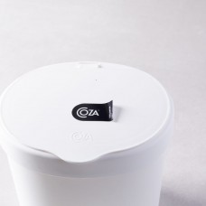 Lixeira De Polipropileno Para Pia 2,5 Litros Branco Coza