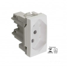 Módulo Pró Tomada 2pt 20a Branco Alumbra Módulo Pró Tomada 2pt 20a Branco Alumbra