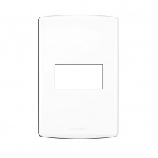 Placa Bianco Pró 4x2 1 Módulo Com Suporte Branca Alumbra