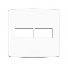 Placa Bianco Pró 4x4 2 Módulos Com Suporte Branca Alumbra