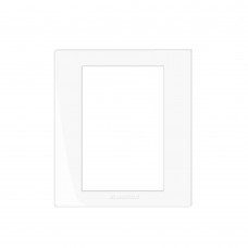 Placa E Caixa De Sobrepor Para 3 Módulos Pro Branca Alumbra