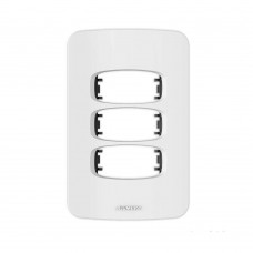 Placa 4x2 3 Módulos Com Suporte Gracia Branco Alumbra