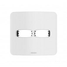 Placa 4x4 2 Módulos Com Suporte Gracia Branco Alumbra