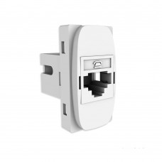 Tomada Rj11 4 Vias Gracia Branco Alumbra Tomada Rj11 4 Vias Gracia Branco Alumbra