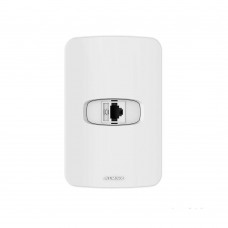 Tomada Rj11 4 Vias Com Placa 4x2 Gracia Branco Alumbra Tomada Rj11 4 Vias Com Placa 4x2 Gracia Branco Alumbra