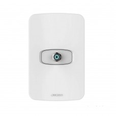 Tomada Coaxial Tv/vídeo Com Placa 4x2 Gracia Branca Alumbra Tomada Coaxial Tv/vídeo Com Placa 4x2 Gracia Branca Alumbra