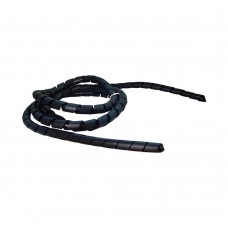 Organizador De Fios E Cabos 12,5mm 1,5m Dn1576 Preto Daneva