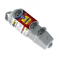 Tomada Em Barras Desmontável 20a/250v 4 Tomadas Cinza Daneva