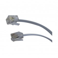 Extensão Elétrica Telefônica Lisa 1.75 Metros Branca Kit-flex