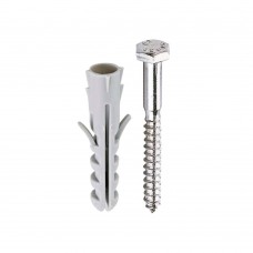 Parafuso Rosca Soberba Cabeça Sextavada Com Bucha De Nylon 10mm 02 Unidades Bemfixa Parafuso Rosca Soberba Cabeça Sextavada Com Bucha De Nylon 10mm 02 Unidades Bemfixa