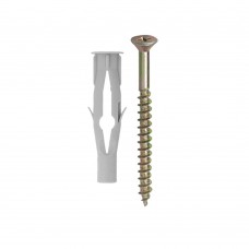 Parafuso Phillips Cabeça Chata 4x50mm Com Bucha Oca 06mm 4 Unidades Bemfixa Parafuso Phillips Cabeça Chata 4x50mm Com Bucha Oca 06mm 4 Unidades Bemfixa