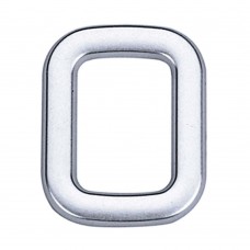 Número 0 De Abs Auto-adesivo 3,9cm Cromado Bemfixa