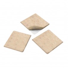 Feltro Quadrado Com 16 Peças Creme Talentos