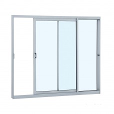 Janela De Correr 2 Folhas Alumifit 100x120x4,74cm Sem Grade E Sasazaki