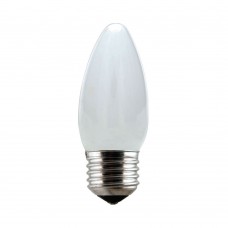 Lâmpada Incandescente Vela Lisa E27 40w 220v Leitosa Taschibra