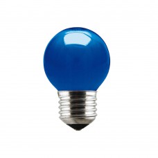 Lâmpada Incandescente Bolinha E27 15w 127v Azul Taschibra