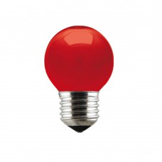 Lâmpada Incandescente Bolinha E27 15w 220v Vermelha Taschibra