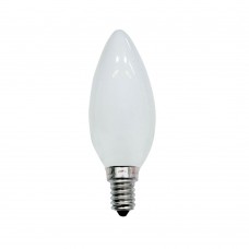 Lâmpada Incandescente Vela Lisa E14 40w 127v Leitosa Taschibra