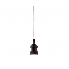 Pendente De Metal Com Cabo Ajustável 1 Metro Preto Decor Taschibra Pendente De Metal Com Cabo Ajustável 1 Metro Preto Decor Taschibra