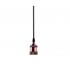 Pendente De Metal Com Cabo Ajustável 1 Metro Cobre Decor Taschibra Pendente De Metal Com Cabo Ajustável 1 Metro Cobre Decor Taschibra