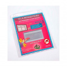 Tela Mosquiteiro 125x165cm Com Velcro Adesivo Branca Victoria Reggia