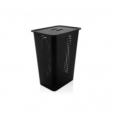 Cesto Para Roupas Com Tampa Preto Ou Cesto Para Roupas Com Tampa Preto Ou