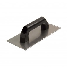 Desempenadeira De Aço Para Pastilha De Vidro 26x12cm Cortag Desempenadeira De Aço Para Pastilha De Vidro 26x12cm Cortag