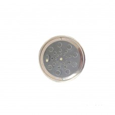 Grelha Redonda Com Caixilho 10x10cm Com Fecho Aquainox Aquaplas