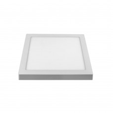 Plafon Sobrepor Slim Home Led Quadrado 24w 6k Bronzearte