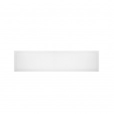 Painel Led Llum De Embutir C: 124,5cm X L: 31cm Retangular 50w 3000k Amarela Slimtech