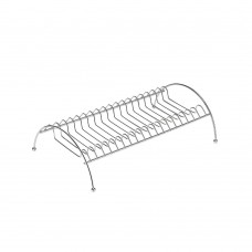 Escorredor De Louças Cromado 17 Pratos Arthi Escorredor De Louças Cromado 17 Pratos Arthi