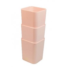 Kit C/ 3 Porta Objetos Protea Dello Rosa