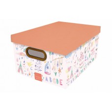 Caixa Organizadora Protea Estampada Crianca Feliz Media Caixa Organizadora Protea Estampada Crianca Feliz Media
