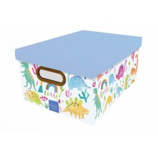 Caixa Organizadora Protea Estampada Dinossauro Gg Caixa Organizadora Protea Estampada Dinossauro Gg