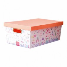 Caixa Organizadora Protea Estampada Crianca Feliz Gg Caixa Organizadora Protea Estampada Crianca Feliz Gg