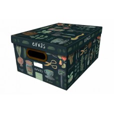 Caixa Organizadora Protea Estampada Herbal Media Caixa Organizadora Protea Estampada Herbal Media