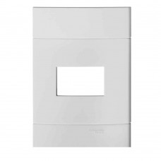 Placa 4x2 1 MÓdulo Branco Lunare Schneider Placa 4x2 1 MÓdulo Branco Lunare Schneider