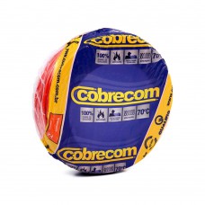 Cabo Flexível Com Até 750v 6,00mm Vermelho 100 Metros Cobrecom