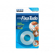 Fita Dupla Face Espuma 12mmx1,5m Tekbond Fita Dupla Face Espuma 12mmx1,5m Tekbond