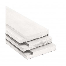 Batente Para Porta De Madeira Pinus 210x14x3,5cm Branca Vert