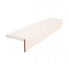 Guarnição De Madeira Para Porta 5x1cm Branca Vert