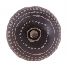 Puxador De Cerâmica 3086 Marrom Le Souk