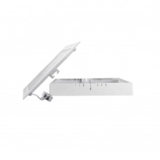 Painel Led De Embutir Ou Sobrepor Quadrado 2 Em 1 18w 6500k Abs Ecoforce