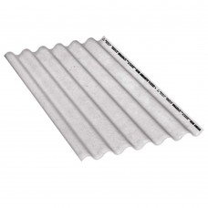 Telha Ondulada De Fibrocimento 213x110cm 5mm Residencial Cinza Brasilit